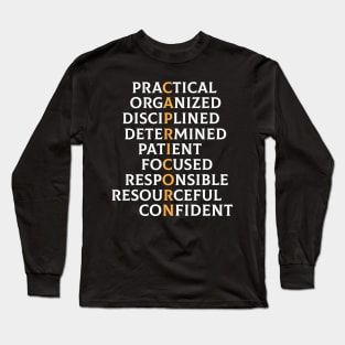 Capricorn Qualities Long Sleeve T-Shirt